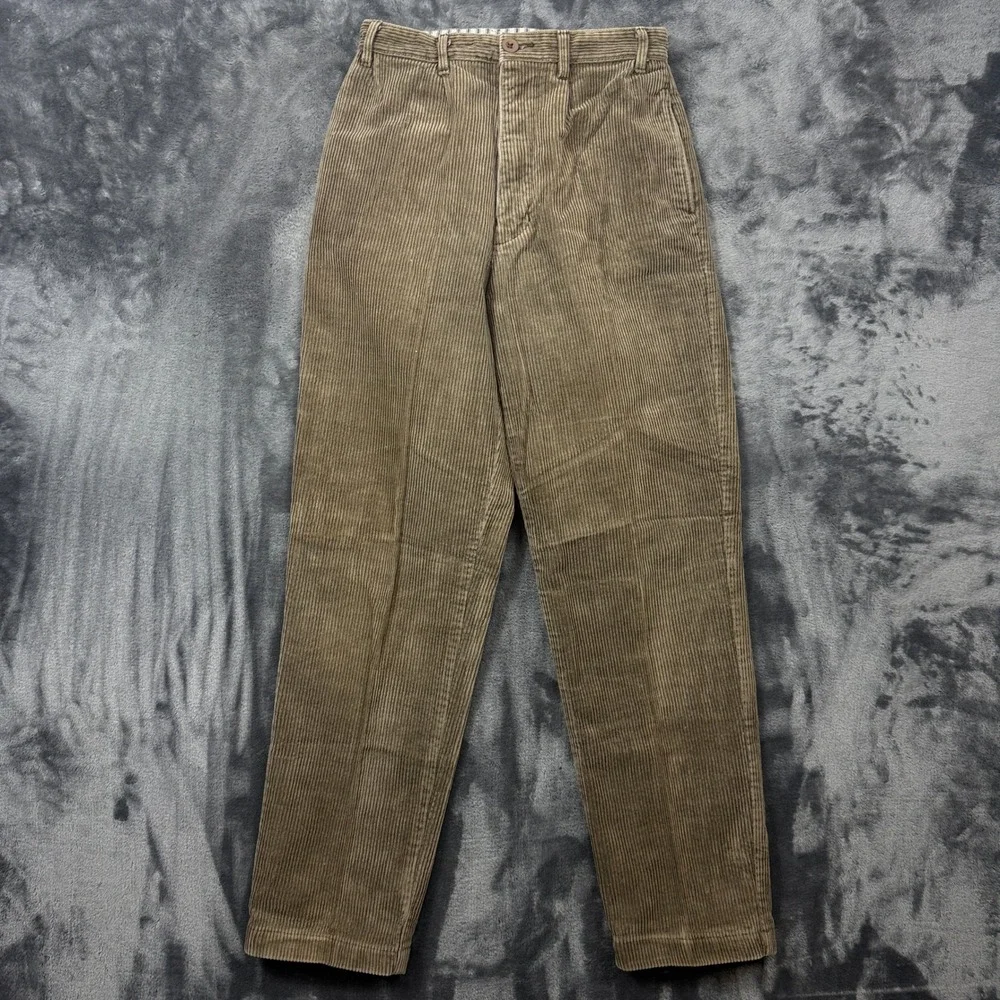 Gap Corduroy Pants Mens 29 Brown Excellent Vintage Straight Leg Wide Wale 9445